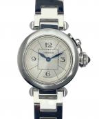 Cartierカルティエ）の古着「Miss Pasha ミスパシャ Ref:W3140007 シルバー文字盤」｜シルバー文字盤