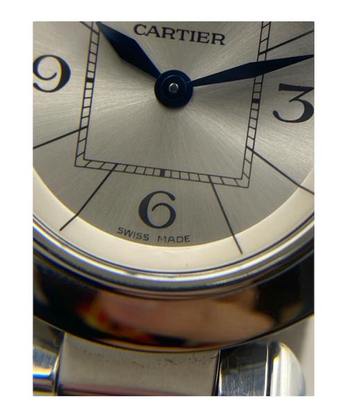 Cartier（カルティエ）Cartier (カルティエ) Miss Pasha ミスパシャ Ref:W3140007 シルバー文字盤 シルバー文字盤 サイズ:27mm/14.5cmの古着・服飾アイテム