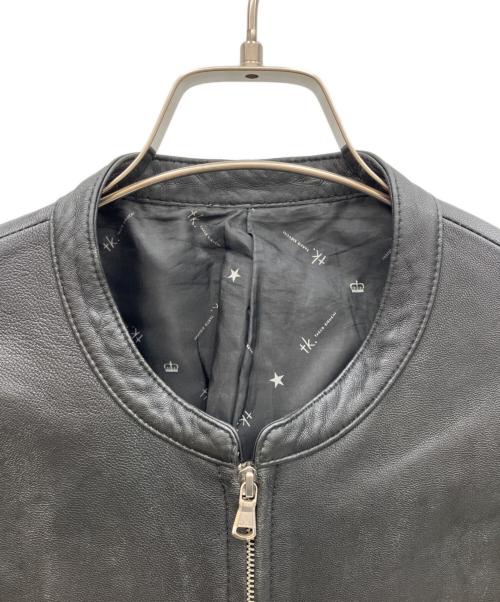 TK TAKEO KIKUCHI（ティーケー タケオキクチ）TK TAKEO KIKUCHI (ティーケー タケオキクチ) シングルライダースジャケット ブラック サイズ:Mの古着・服飾アイテム