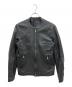 TK TAKEO KIKUCHI（ティーケー タケオキクチ）の古着「シングルライダースジャケット」｜ブラック