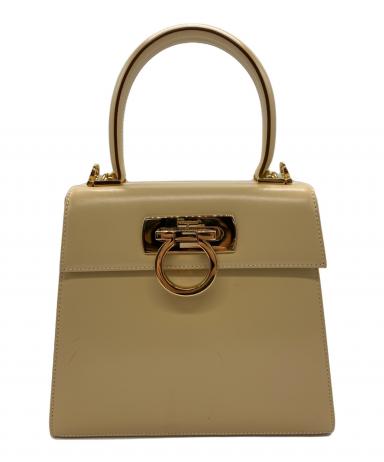 中古・古着通販】Ferragamo (フェラガモ) ガンチーニ金具 2WAYバッグ