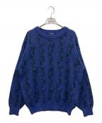 Yves Saint Laurentイヴサンローラン）の古着「厚手ニット」｜ブルー