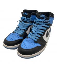 NIKE（ナイキ）の古着「ハイカットスニーカー」｜ブルー×ブラック