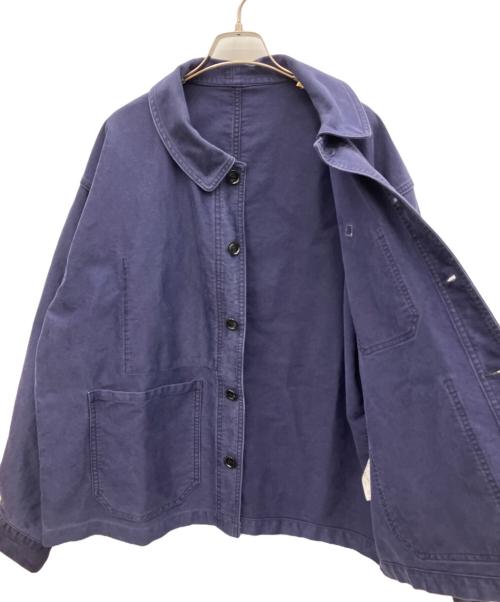 DANTON（ダントン）DANTON (ダントン) コットンモールスキンフレンチカバーオール パープル サイズ:無しの古着・服飾アイテム
