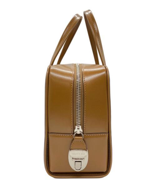 TOUT Y EST（トゥティエ）TOUT Y EST (トゥティエ) レザー ロケスモールバッグ ブラウンの古着・服飾アイテム