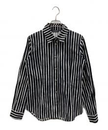 marimekko（マリメッコ）の古着「ヨカポイカ　長袖シャツ」｜ブラック×ホワイト