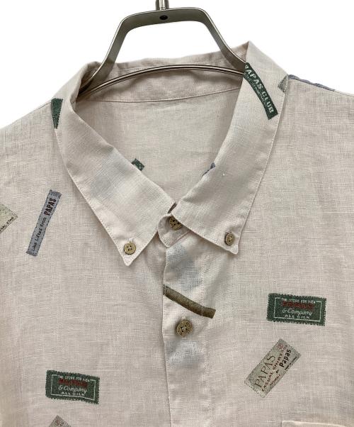 PAPAS（パパス）PAPAS (パパス) 半袖シャツ ピンク サイズ:LLの古着・服飾アイテム