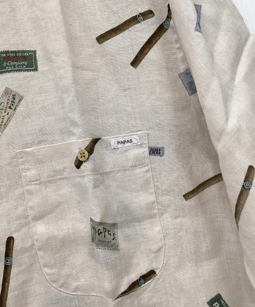 PAPAS（パパス）PAPAS (パパス) 半袖シャツ ピンク サイズ:LLの古着・服飾アイテム