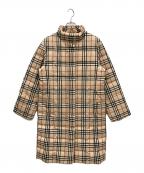 BURBERRY LONDONバーバリーロンドン）の古着「ノバチェック ダウンコート」｜ベージュ