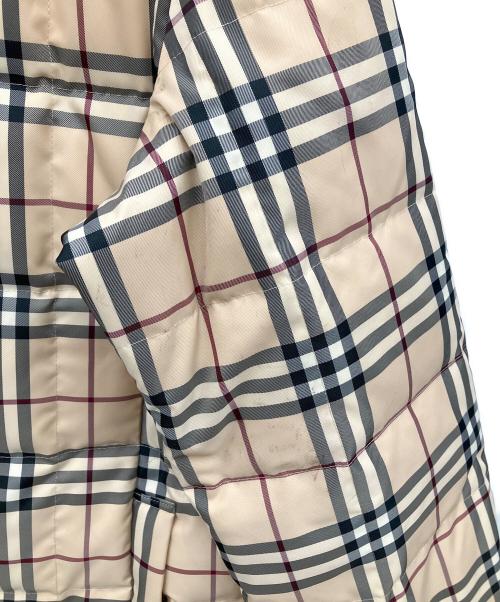 BURBERRY LONDON（バーバリーロンドン）BURBERRY LONDON (バーバリーロンドン) ノバチェック ダウンコート ベージュ サイズ:40の古着・服飾アイテム