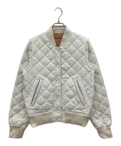 N°21（ヌメロヴェントゥーノ）N°21 (ヌメロヴェントゥーノ) キルティングリバーシブルジャケット ホワイト サイズ:38の古着・服飾アイテム