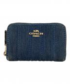 COACHコーチ）の古着「コインケース」｜ネイビー
