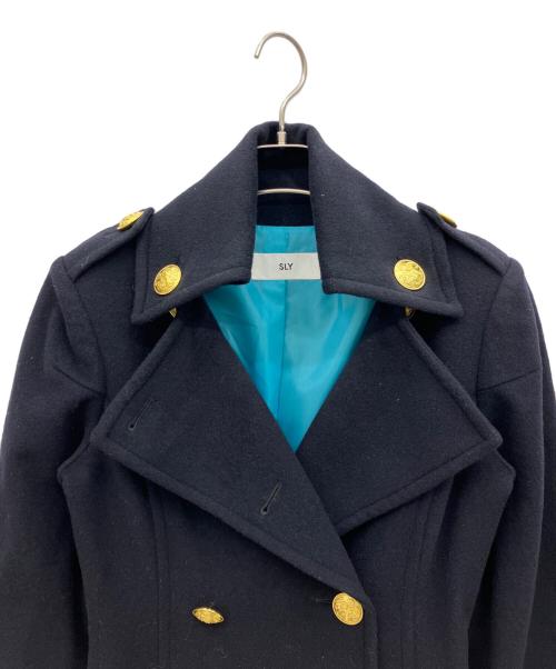 SLY（スライ）SLY (スライ) 復刻版ベビドンコート ダブル ネイビー サイズ:2の古着・服飾アイテム