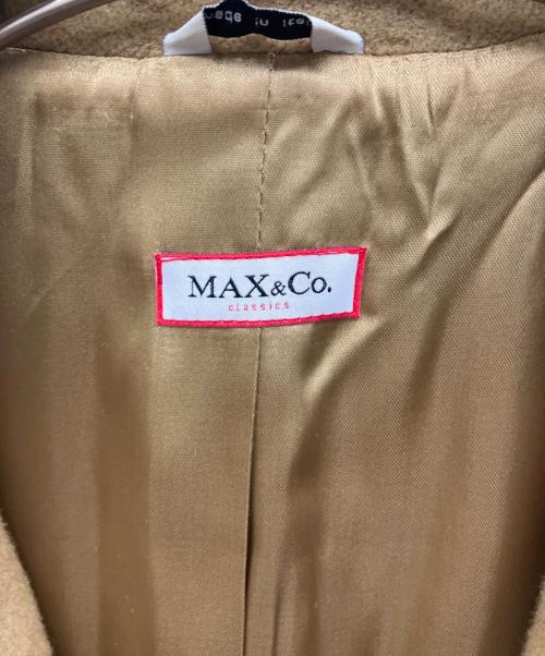 MAX&Co.（マックスアンドコー）MAX&Co. (マックスアンドコー) ロングコート ブラウン サイズ:freeの古着・服飾アイテム