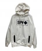SPYスパイ）の古着「プルオーバーパーカー」｜ホワイト