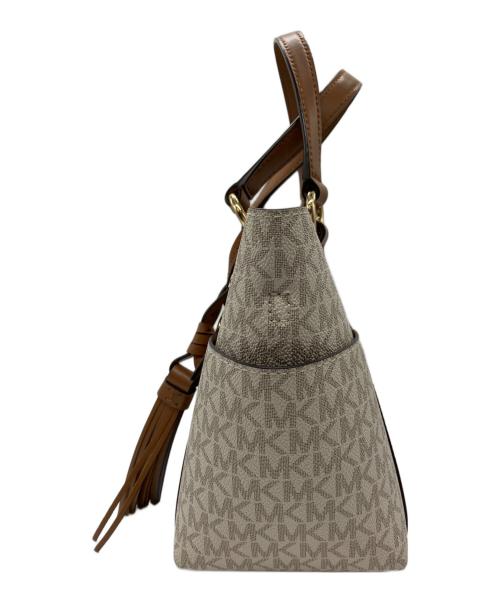 MICHAEL KORS（マイケル・コース）MICHAEL KORS (マイケル・コース) カジュアルバッグ ホワイトの古着・服飾アイテム