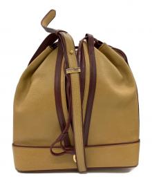 Cartier（カルティエ）の古着「巾着ショルダーバッグ」｜ブラウン×レッド