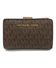 MICHAEL KORS（マイケル・コース）の古着「2つ折り財布」｜ブラウン