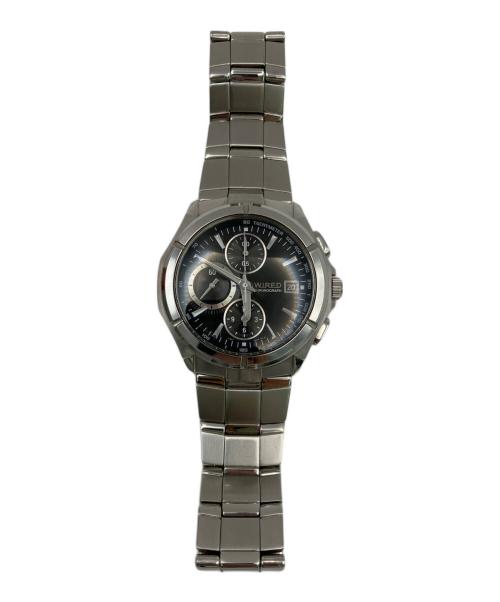 SEIKO（セイコー）SEIKO (セイコー) 腕時計 ブラックの古着・服飾アイテム