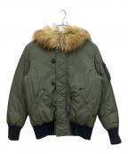 DIESELディーゼル）の古着「N-2Bジャケット」｜グリーン