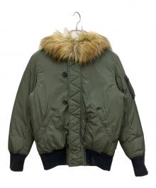 DIESEL（ディーゼル）の古着「N-2Bジャケット」｜グリーン