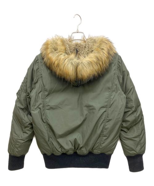 DIESEL（ディーゼル）DIESEL (ディーゼル) N-2Bジャケット グリーン サイズ:Sの古着・服飾アイテム