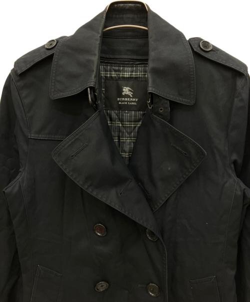 BURBERRY BLACK LABEL（バーバリーブラックレーベル）BURBERRY BLACK LABEL (バーバリーブラックレーベル) ライナー付トレンチコート ブラック サイズ:Sの古着・服飾アイテム