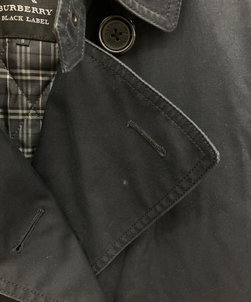 BURBERRY BLACK LABEL（バーバリーブラックレーベル）BURBERRY BLACK LABEL (バーバリーブラックレーベル) ライナー付トレンチコート ブラック サイズ:Sの古着・服飾アイテム