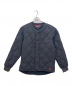 NANGA×WILD-1ナンガ×ワイルドワン）の古着「オニオンキルトカーディガン」｜ブラック