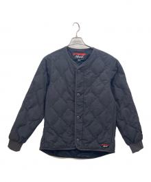 NANGA×WILD-1（ナンガ×ワイルドワン）の古着「オニオンキルトカーディガン」｜ブラック