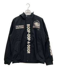 クーティープロダクションズ　ダウンジャケット 黒 XL フード クーティープロダクションズ ダウンジャケット 黒 XL フード