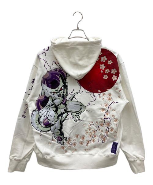絡繰魂（カラクリタマシイ）絡繰魂 (カラクリタマシイ) ドラゴンボールZ (ドラゴンボールゼット) ジップパーカー ホワイト サイズ:XL 未使用品の古着・服飾アイテム