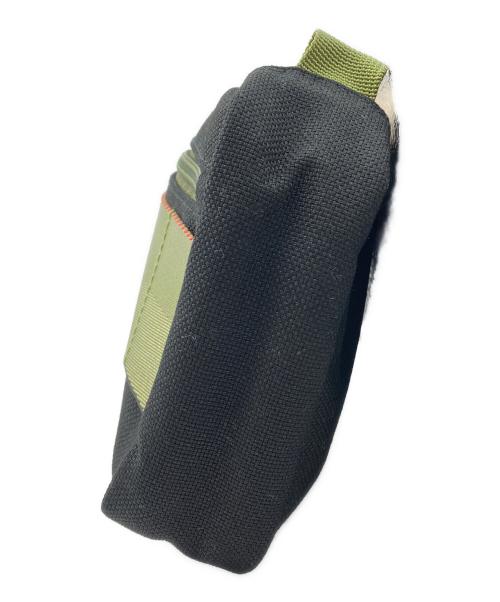 BRIEFING（ブリーフィング）BRIEFING (ブリーフィング) RECTANGLE POUCH ブラック×グリーンの古着・服飾アイテム
