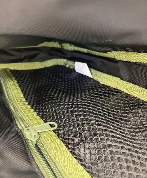 BRIEFING（ブリーフィング）BRIEFING (ブリーフィング) RECTANGLE POUCH ブラック×グリーンの古着・服飾アイテム