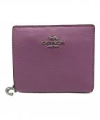 COACHコーチ）の古着「2つ折り財布」｜パープル