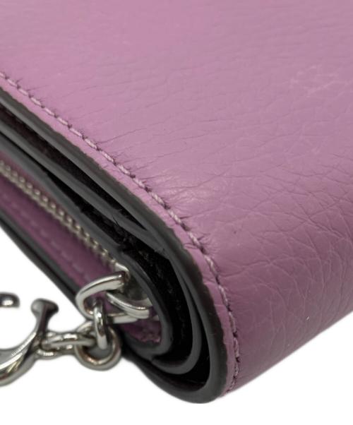 COACH（コーチ）COACH (コーチ) 2つ折り財布 パープルの古着・服飾アイテム