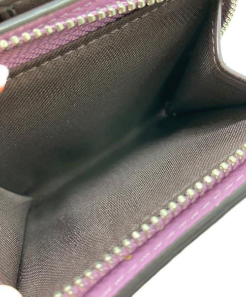 COACH（コーチ）COACH (コーチ) 2つ折り財布 パープルの古着・服飾アイテム