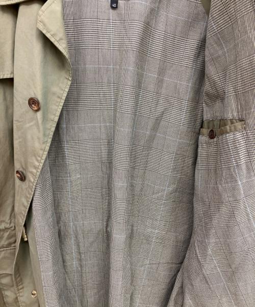 dunhill（ダンヒル）dunhill (ダンヒル) トレンチコート グリーン サイズ:40の古着・服飾アイテム