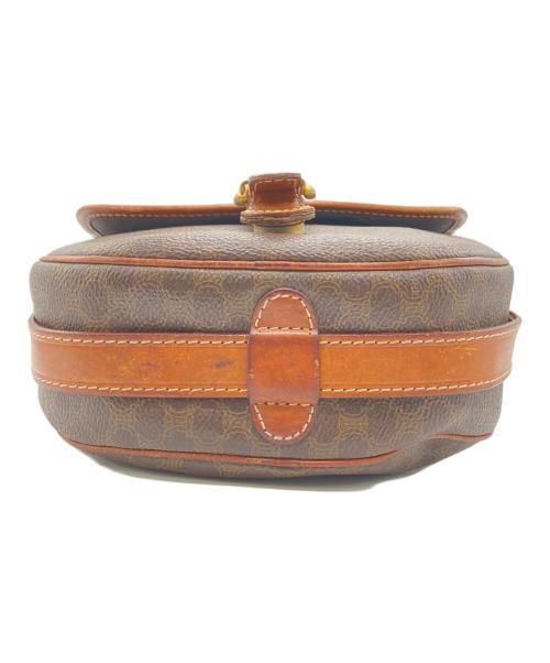 CELINE（セリーヌ）CELINE (セリーヌ) マカダム柄ショルダーバッグ ブラウンの古着・服飾アイテム