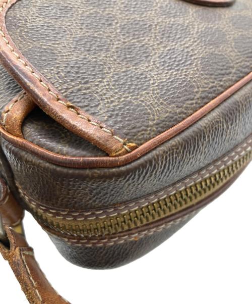 CELINE（セリーヌ）CELINE (セリーヌ) マカダム柄ショルダーバッグ ブラウンの古着・服飾アイテム