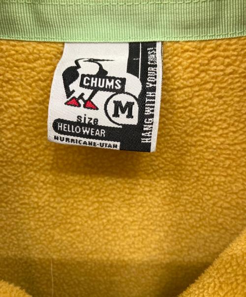 CHUMS（チャムス）CHUMS (チャムス) フリースジャケット イエロー サイズ:Mの古着・服飾アイテム