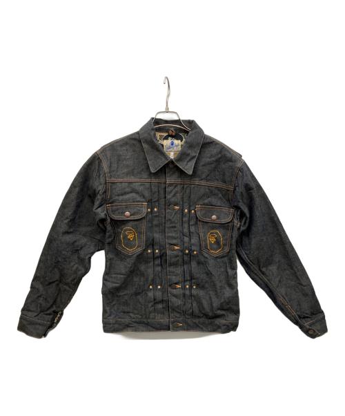 A BATHING APE（ア ベイシング エイプ）A BATHING APE (ア ベイシング エイプ) デニムジャケット インディゴ サイズ:Sの古着・服飾アイテム