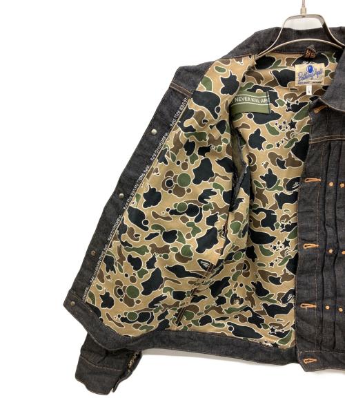 A BATHING APE（ア ベイシング エイプ）A BATHING APE (ア ベイシング エイプ) デニムジャケット インディゴ サイズ:Sの古着・服飾アイテム