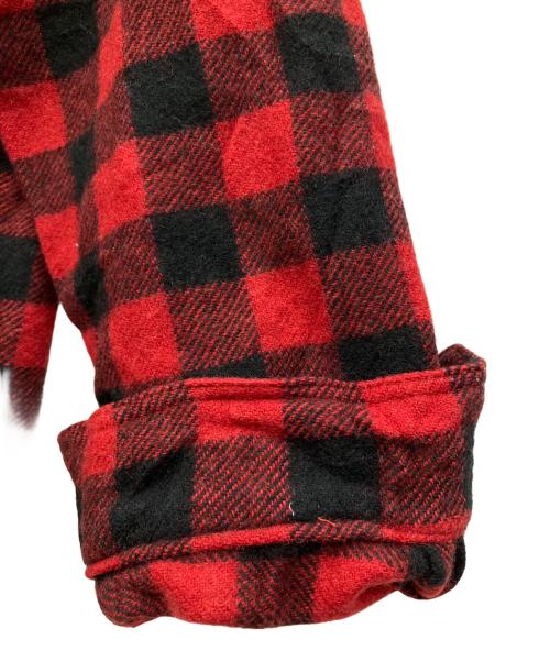 WOOLRICH（ウールリッチ）WOOLRICH (ウールリッチ) 長袖シャツ レッド×ブラック サイズ:Mの古着・服飾アイテム
