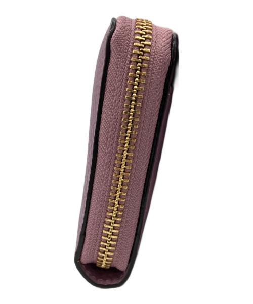 Kate Spade（ケイトスペード）Kate Spade (ケイトスペード) ラウンドファスナー財布 パープルの古着・服飾アイテム