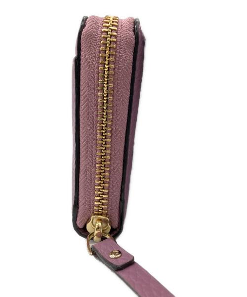 Kate Spade（ケイトスペード）Kate Spade (ケイトスペード) ラウンドファスナー財布 パープルの古着・服飾アイテム