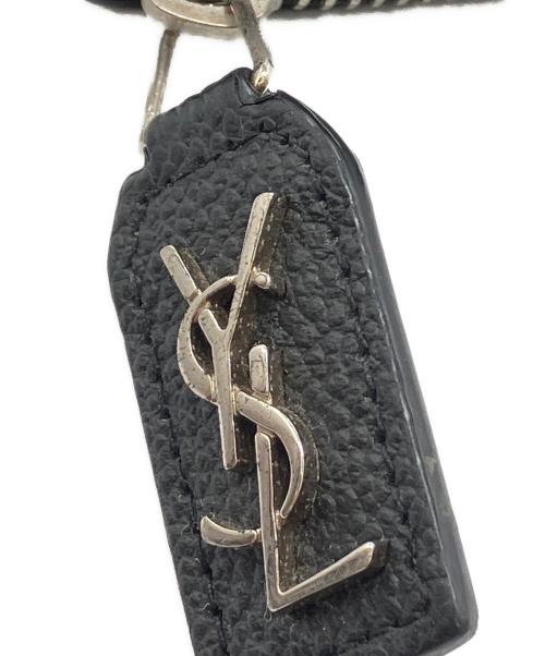 Saint Laurent Paris（サンローランパリ）Saint Laurent Paris (サンローランパリ) 2つ折り財布 ブラックの古着・服飾アイテム