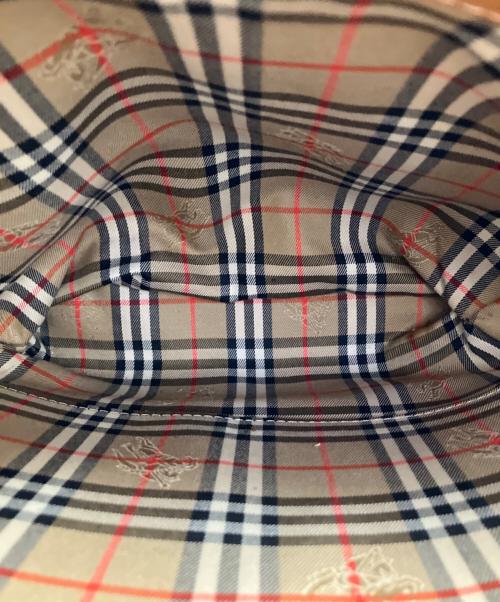 BURBERRY（バーバリー）BURBERRY (バーバリー) ミニトートバッグ ブラウンの古着・服飾アイテム