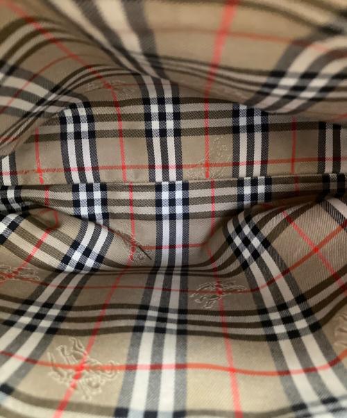 BURBERRY（バーバリー）BURBERRY (バーバリー) ミニトートバッグ ブラウンの古着・服飾アイテム