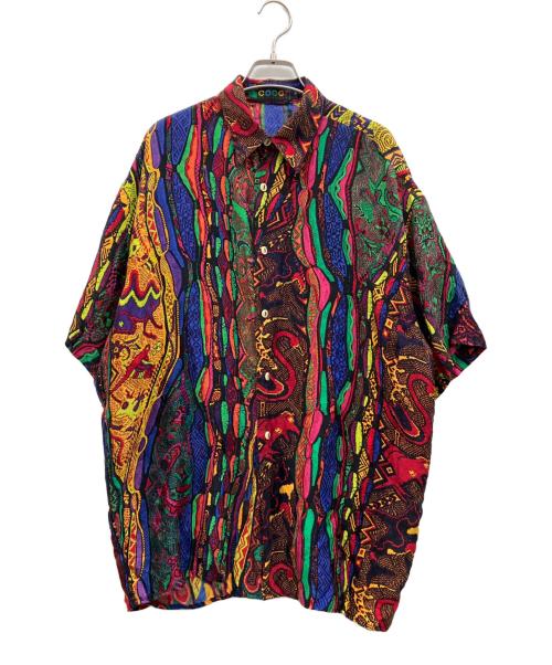 Coogi（クージー）Coogi (クージー) 半袖シャツ マルチカラー サイズ:Mの古着・服飾アイテム